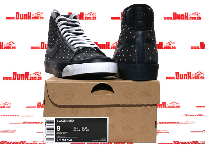 Nike Blazer Mid Obsidian White Dots 6
