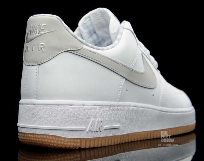 Nike Air Force 1 Low – White – Tech Grey – Gingham – Gum