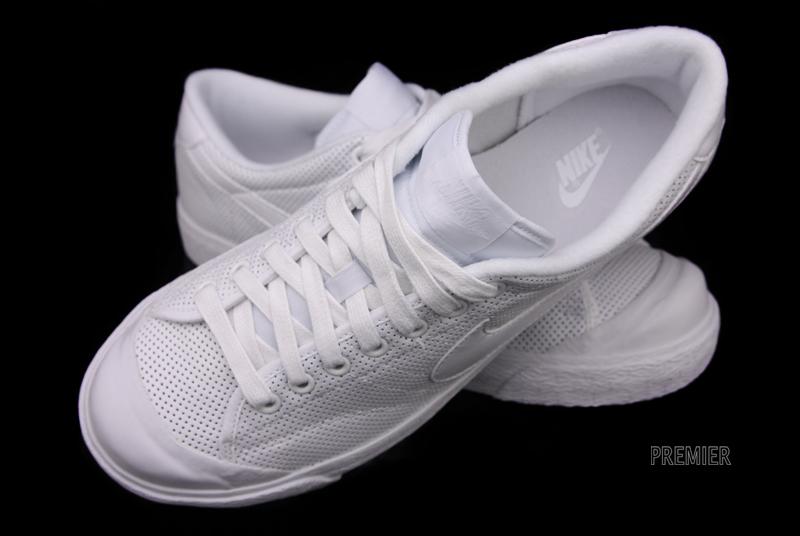 Nike All Court Low White Perforated Leather 6