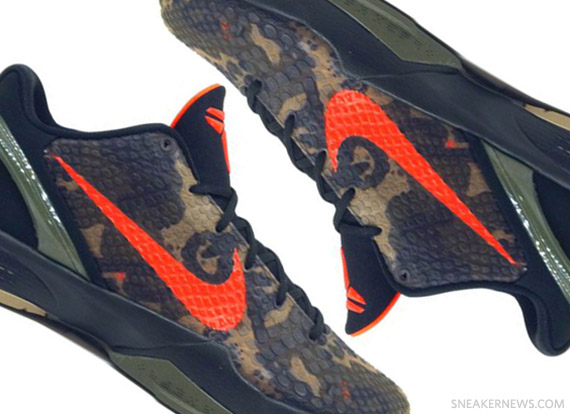 Nike Zoom Kobe VI 'Italian Camo' - Black - Khaki - Olive