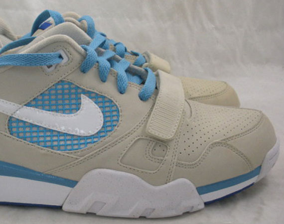 Nike Air Trainer II 'Tecmo Bo' - Light Bone - Scuba Blue | Sample on eBay