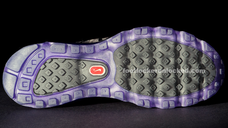 Nike Air Max 2011 Black Metallic Cool Grey Club Purple 5