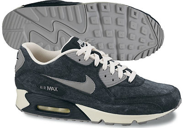 Nike Air Max 90 Spring 2012 Black Cashmere Medium Grey
