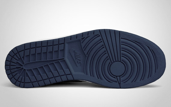 Air Jordan 1 Retro High White Midnight Navy 3