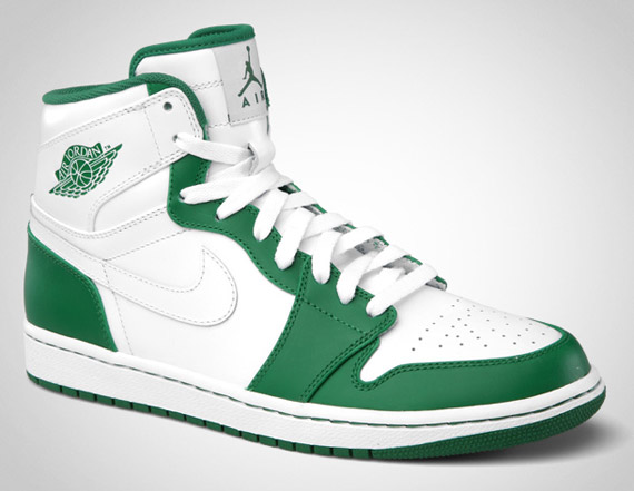 Air Jordan 1 Retro High White Pine Green 2