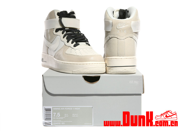 Nike Womens Air Force 1 High Sail Anthracite 6