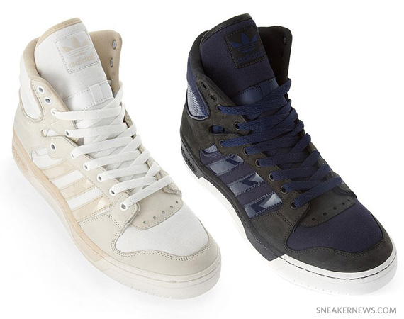 adidas Originals Conductor Hi – Beige – White + Black – Navy