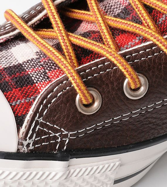 Converse All Star Hi Leather Plaid Workboot 02