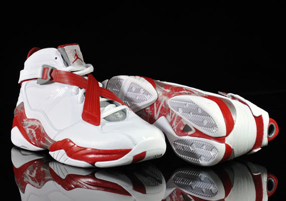 Air Jordan 8.0 White Red Silver 04