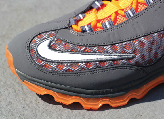 Nike Air Max JR - Dark Grey - White - Total Orange