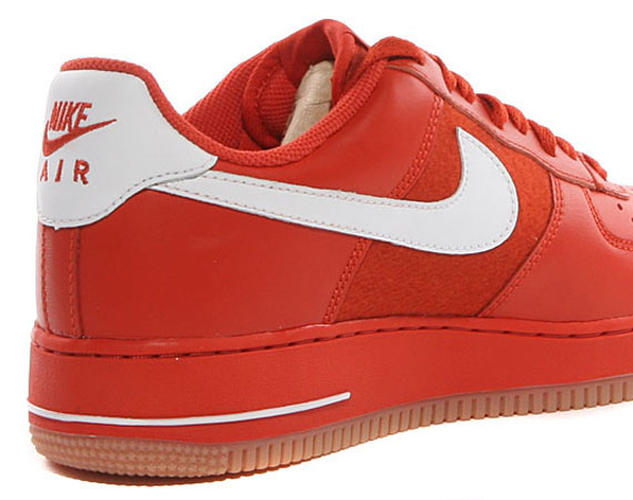 Nike Air Force 1 Low - Dark Copper - White - Gum Medium Brown
