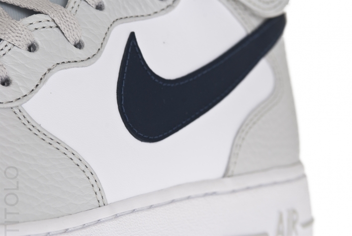 Nike Air Force 1 Mid - Neutral Grey - Obsidian - White