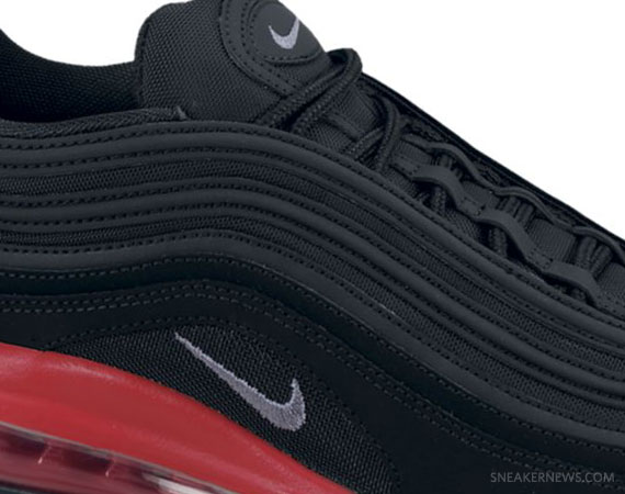 Nike Air Max 97 - Black - Challenge Red