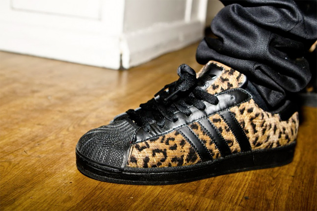 Big Sean Adidas Originals Superstar Leopard Black 1