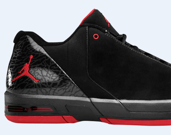Jordan TE III - Black - Varsity Red