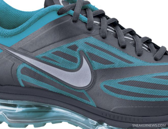 Nike Air Max Ultra – Dark Grey – Metallic Silver – Neo Turquoise