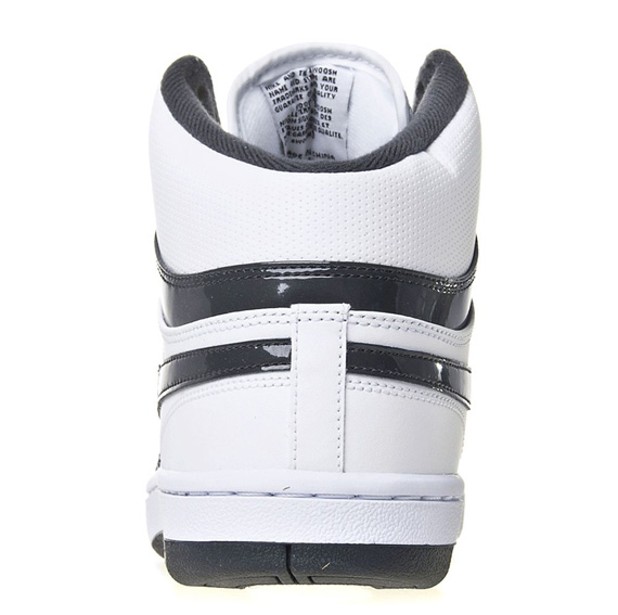 Nike Court Force High White Anthracite Wolf Grey Red Jd 05