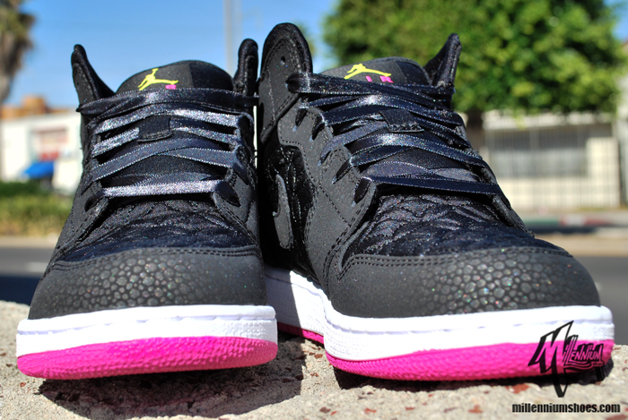 Air Jordan 1 Phat Gs Black Desert Pink High Voltage 3