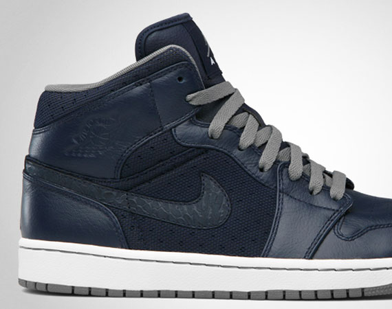 Air Jordan 1 Phat - Obsidian - Cool Grey - White