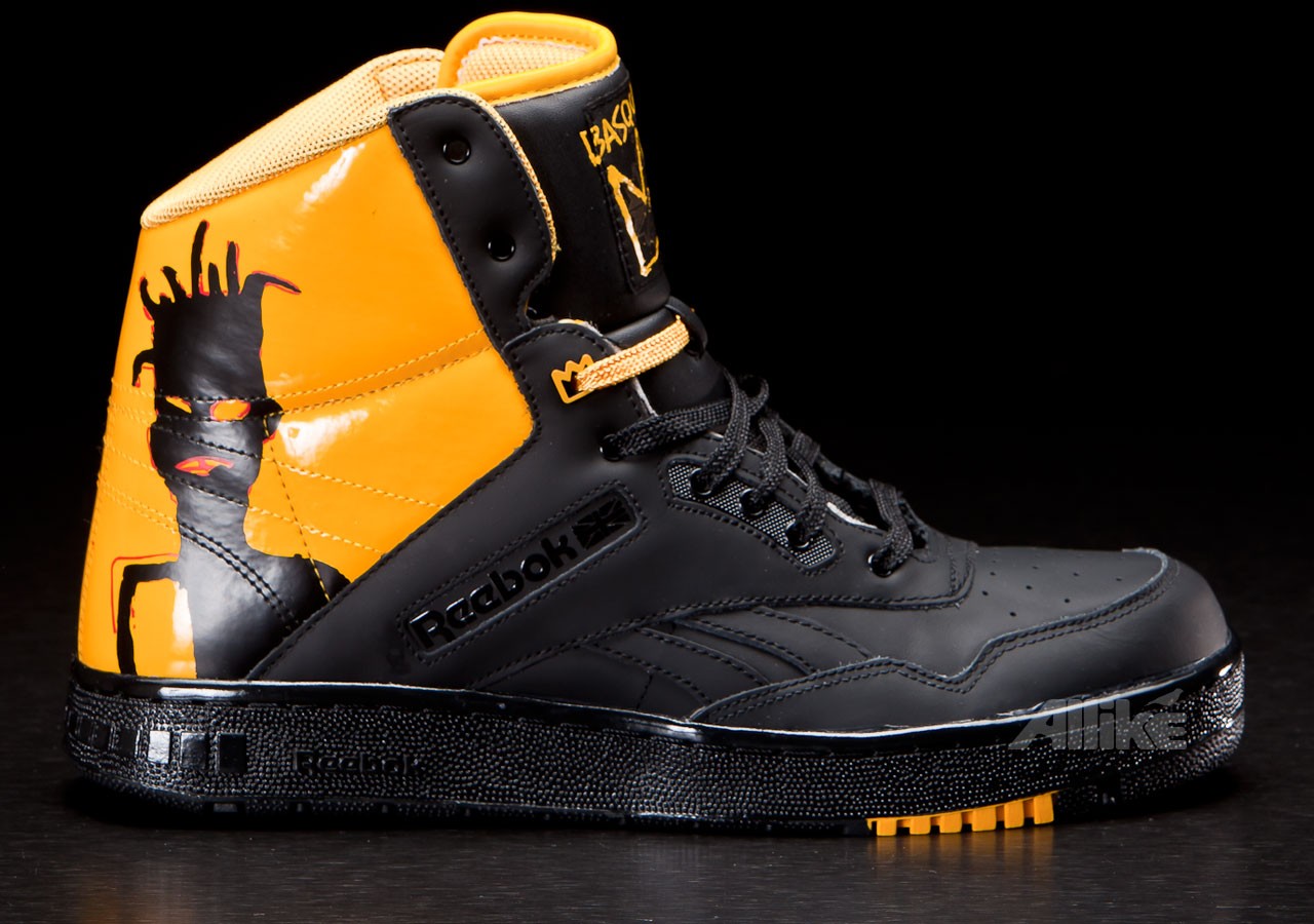 Basquiat Reebok Bb4600 Black Yellow 2