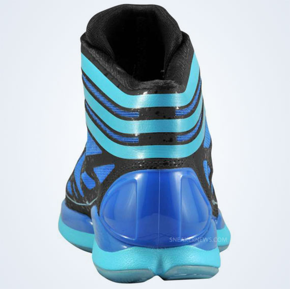 Adidas Crazy Light Black Black Cyan Blue 3
