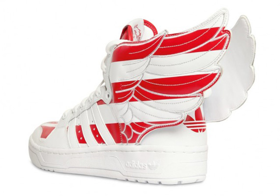 Jeremy Scott Adidas Originals Air Force Flag Red 3