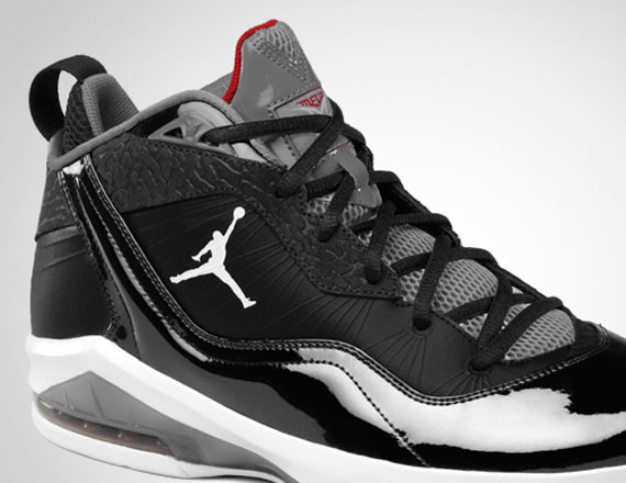 Jordan Melo M8 - Black - White - Varsity Red | Air Jordan III Inspired