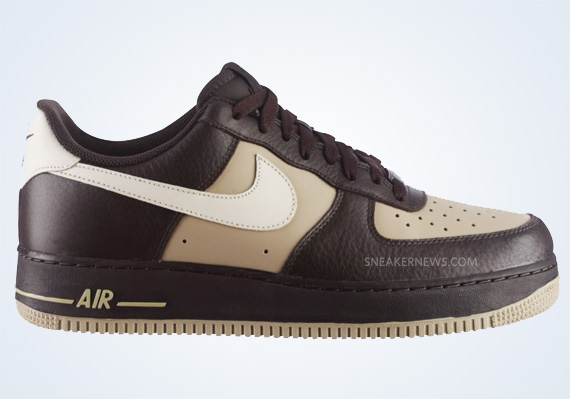 Nike Air Force 1 Low Velvet Brown Birch Khaki 3
