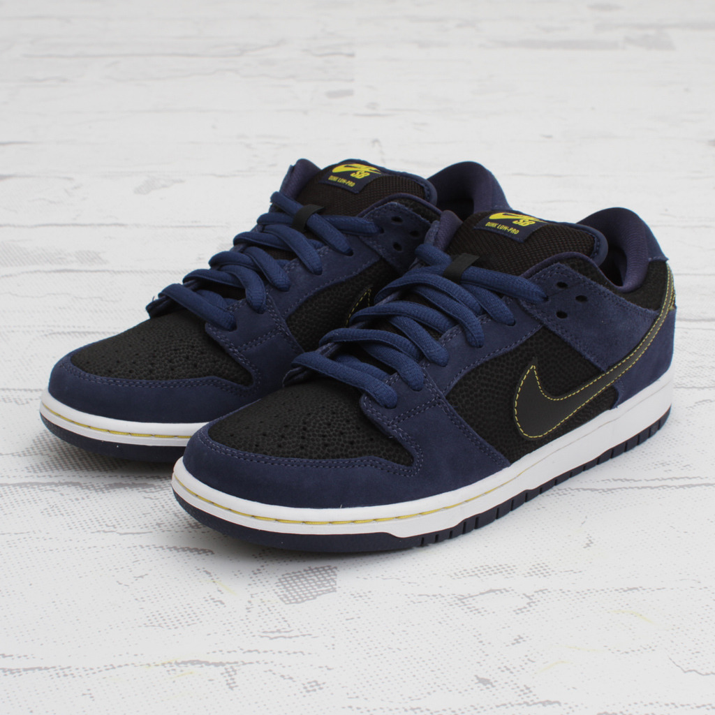 Nike Sb Dunk Low Pro Midnight Navy Black 5