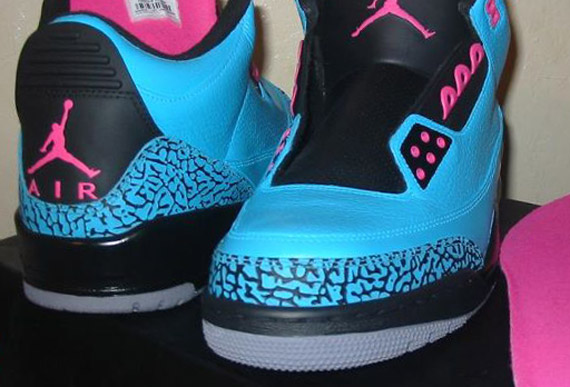 Air Jordan III 'South Beach' Customs