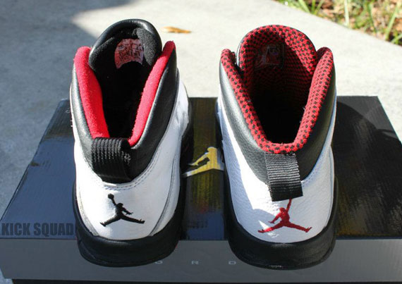 Air Jordan X Chicago Og Vs Retro Comparison 5