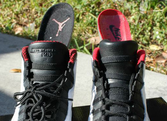 Air Jordan X 'Chicago' - OG vs. Retro Comparison
