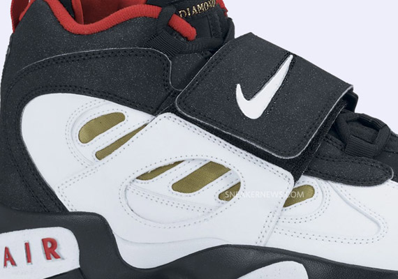 Nike Air Diamond Turf II - Black - White - Metallic Gold