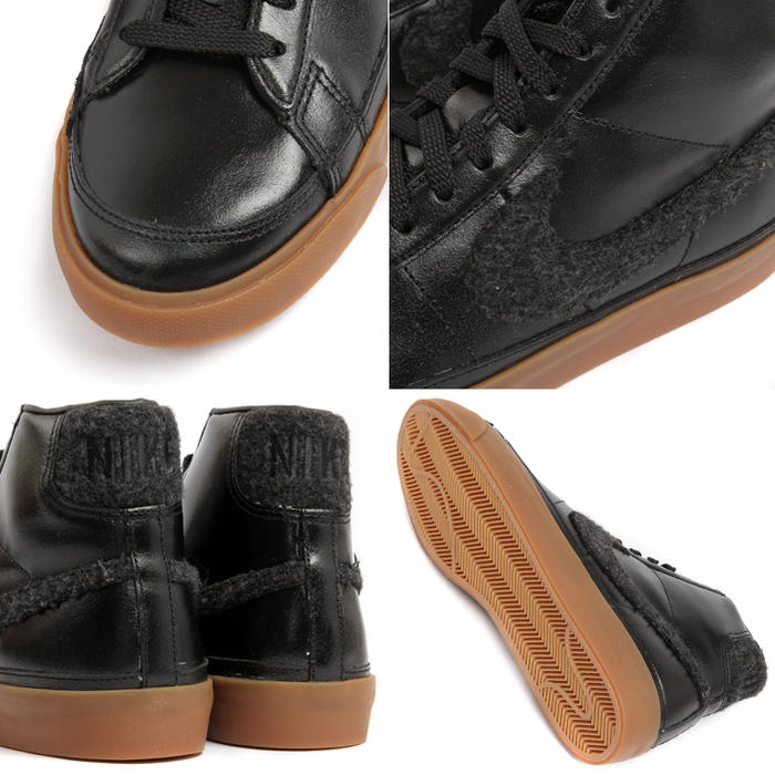 Nike Blazer Mid Wool Swoosh Pack Black Gum 3