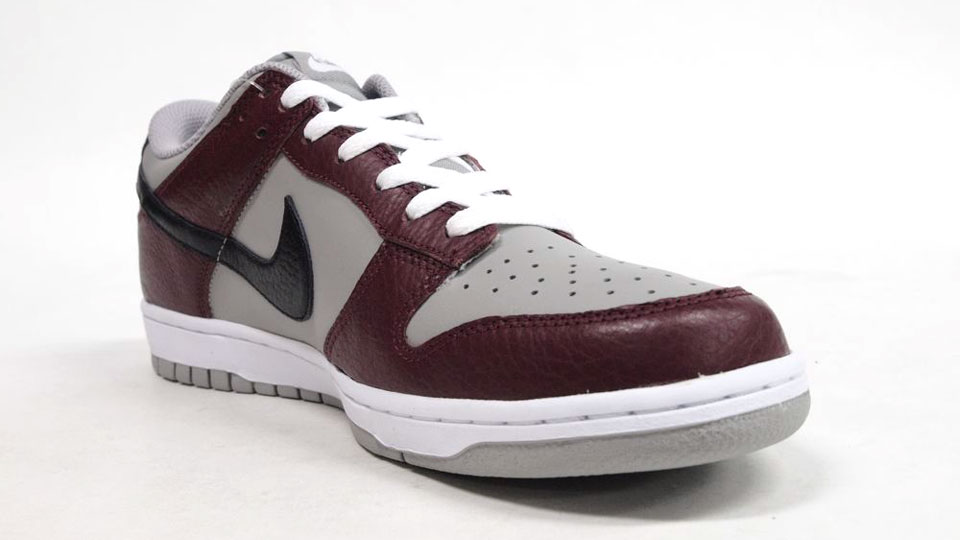 Nike Dunk Low Burgundy Grey Black 5