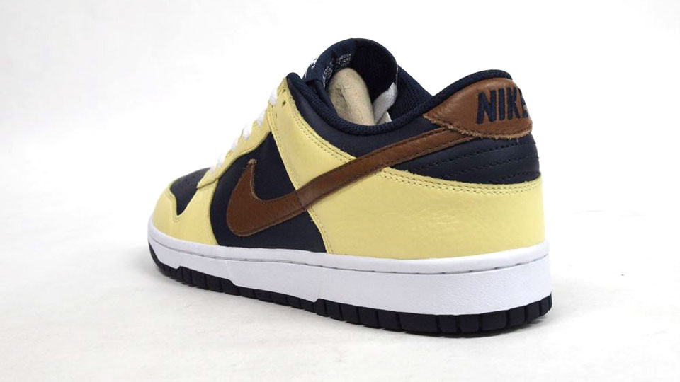 Nike Dunk Low Yellow Navy Brown 4
