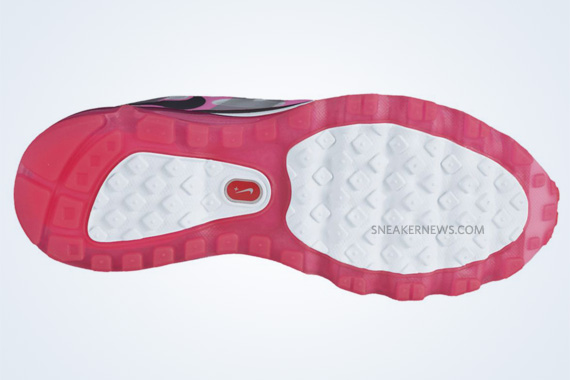 Nike Wmns Air Max 2012 White Dark Grey Pink Flash Metallic Silver 1