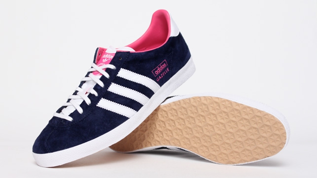 Adidas Originals Gazelle Og Marine Blue Rose 12