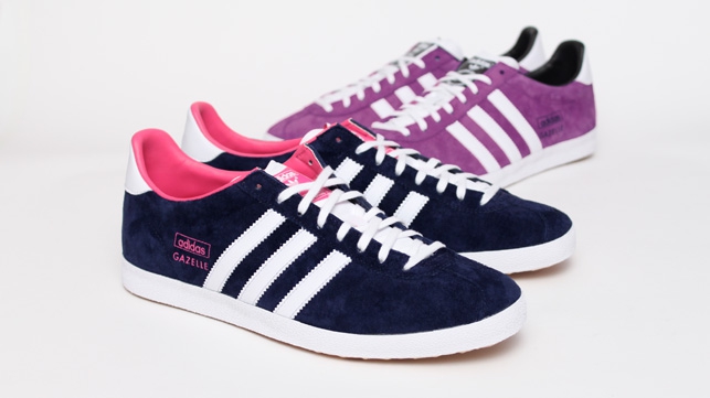 Adidas Originals Gazelle Og Marine Blue Rose 13