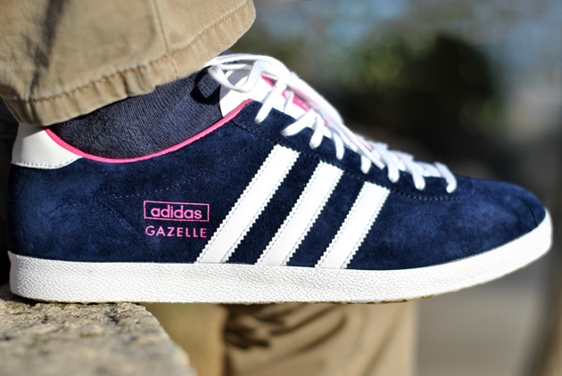 Adidas Originals Gazelle Og Marine Blue Rose 2