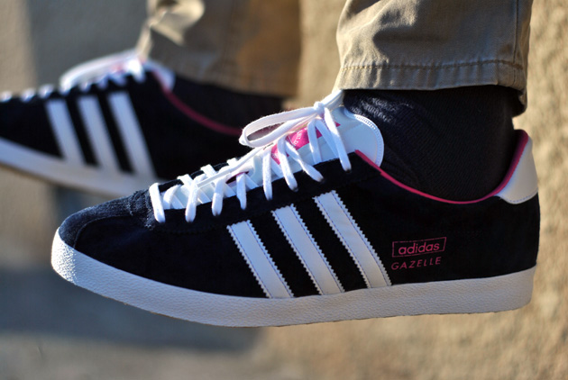 Adidas Originals Gazelle Og Marine Blue Rose 3