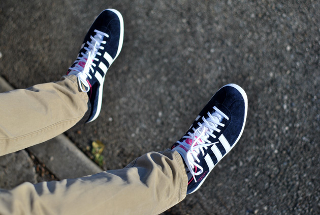 Adidas Originals Gazelle Og Marine Blue Rose 5