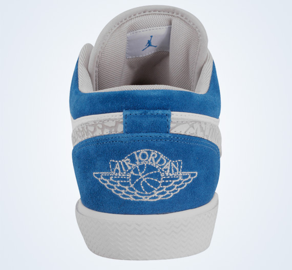 Air Jordan Retro V.1 Military Blue White Grey 2