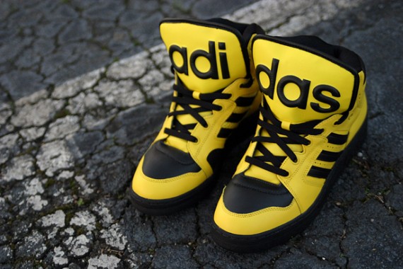Jeremy Scott x adidas Originals JS Instict Hi – Black – Yellow | Release Date