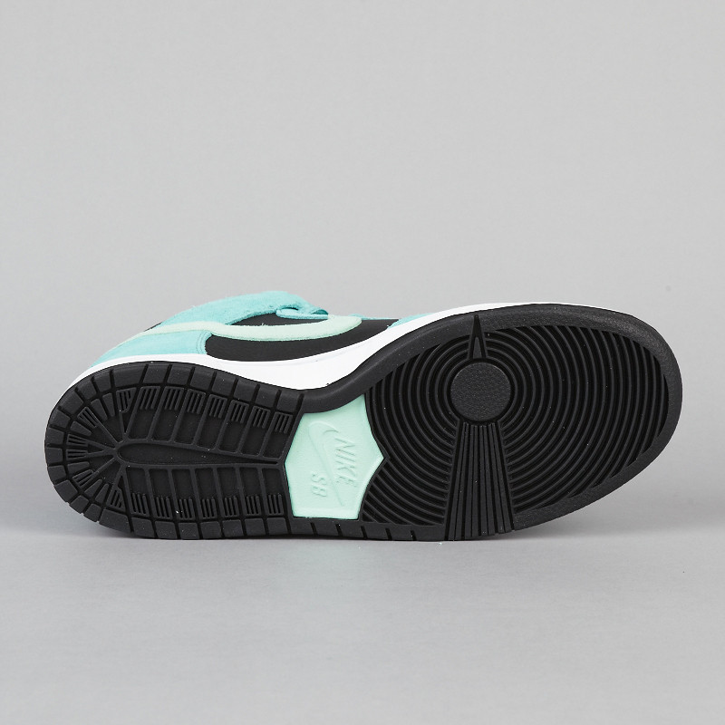 Nike Sb Dunk Mid Pro Black Medium Mint Sea Crystal 6