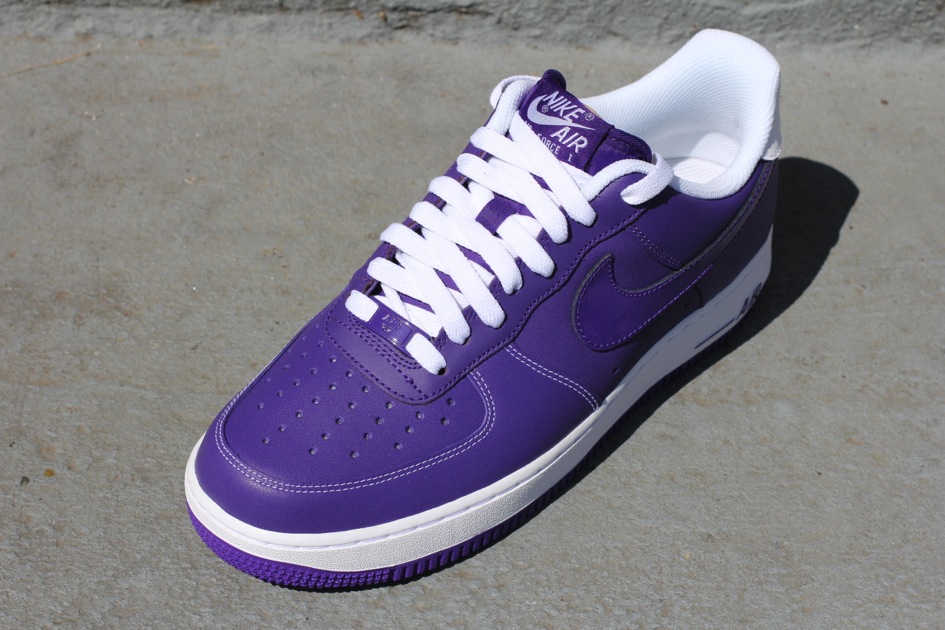 Nike Air Fprce 1 Low Court Purple White 1