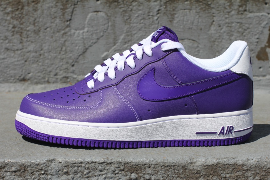 Nike Air Fprce 1 Low Court Purple White 2