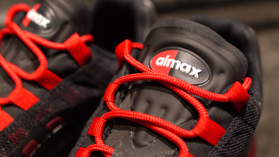 Nike Air Max 95bb Black Anthracite Cool Grey Sport Red 5