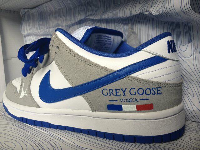 Nike Sb Dunk Low Grey Goose Customs 1