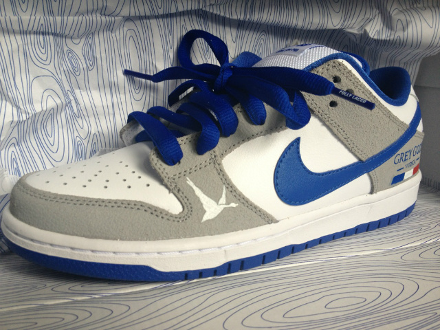 Nike Sb Dunk Low Grey Goose Customs 4